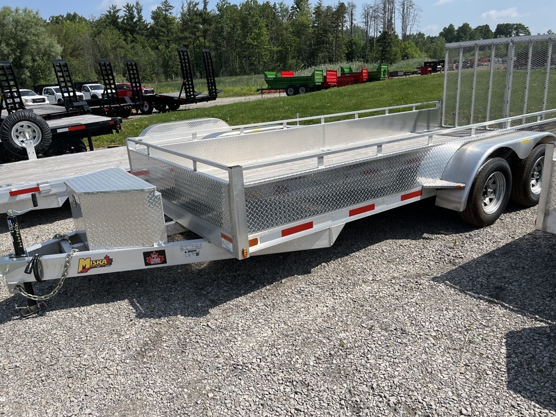 2026 Miska Silver Bullet 16' Aluminum Landscape Trailer